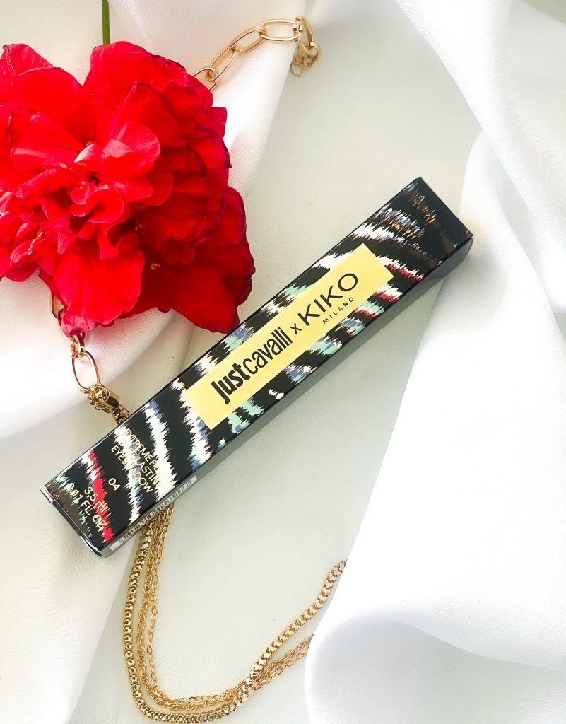Produits de la collection maquillage Kiko x Just Cavalli avec leurs packagings aux imprimés animaliers