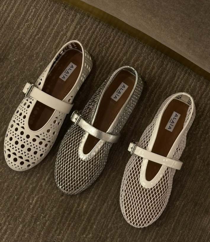 Ballerines filet, la chaussure tendance de l'été 2026.